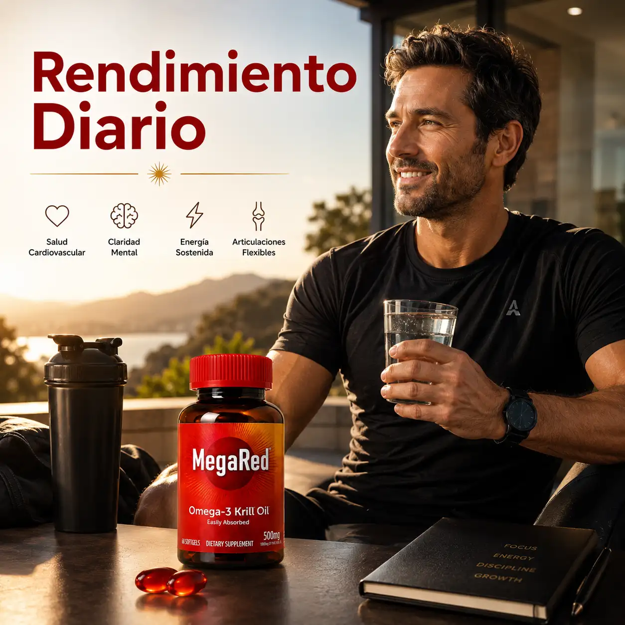 MegaRed Omega-3 Krill Oil 500mg