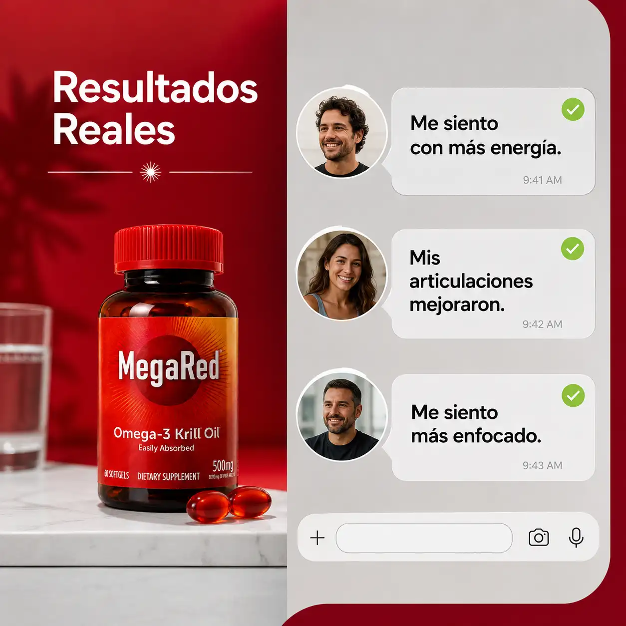 MegaRed Omega-3 Krill Oil 500mg
